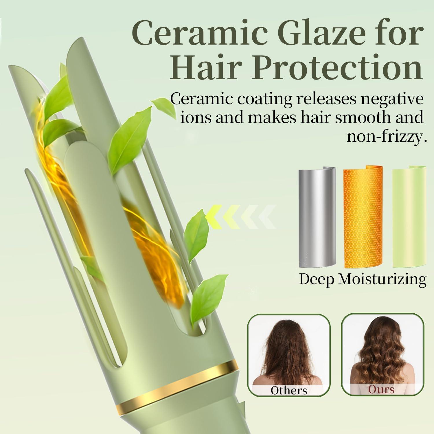 Rizador Automático Varitas Rizadas Verde 4 Temperaturas