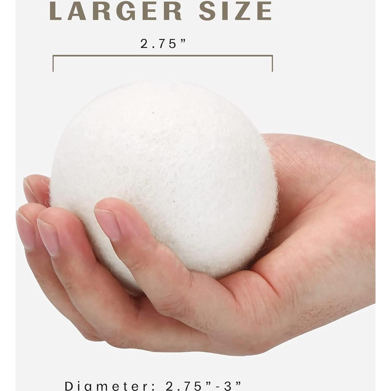 Bolas de Secado de Lana Pursonic - 3 Unidades Ecológicas