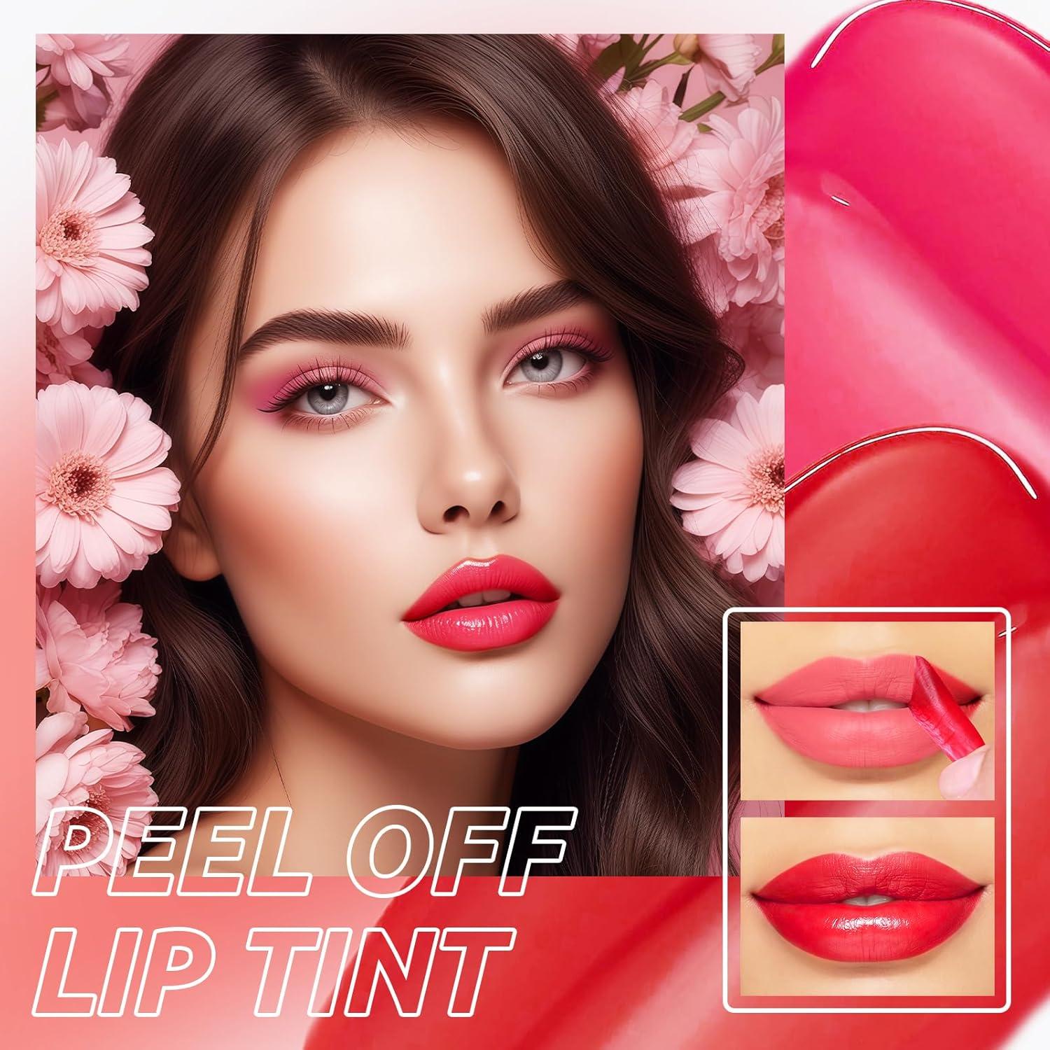 Set de Tinte de Labios Peel Off DAGEDA 6 Colores Mate 90g