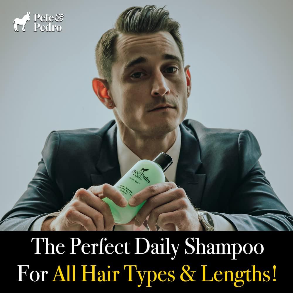 Champú Pete & Pedro Limpieza Profunda 240 ml - Menta y Árbol de Té