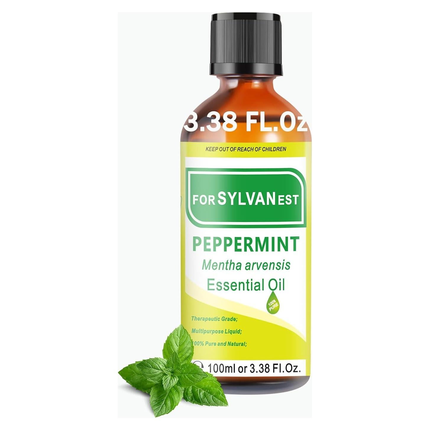 Aceite Esencial de Menta 100ml FORSYLVANEST Puro y Natural