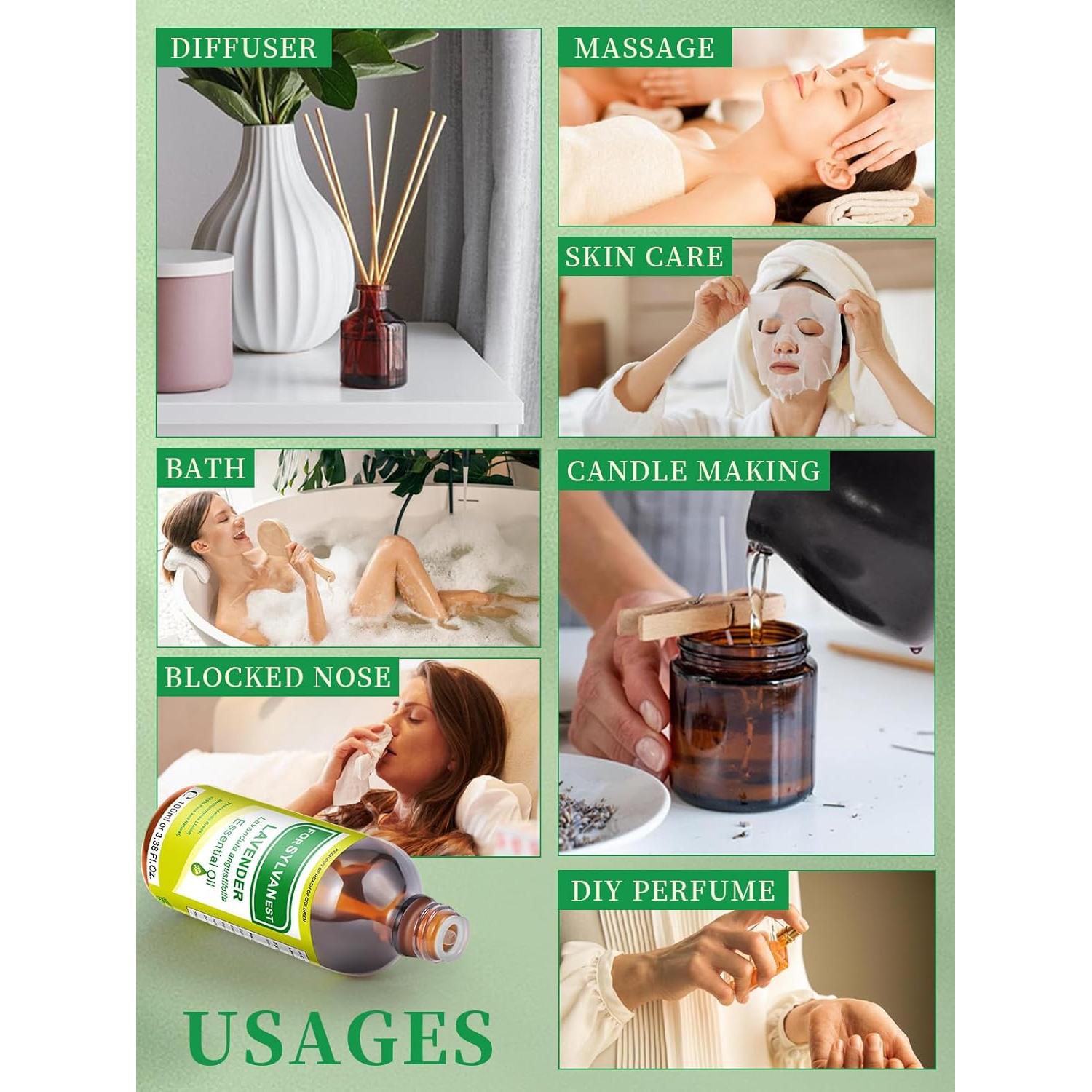 Aceite Esencial de Menta 100ml FORSYLVANEST Puro y Natural