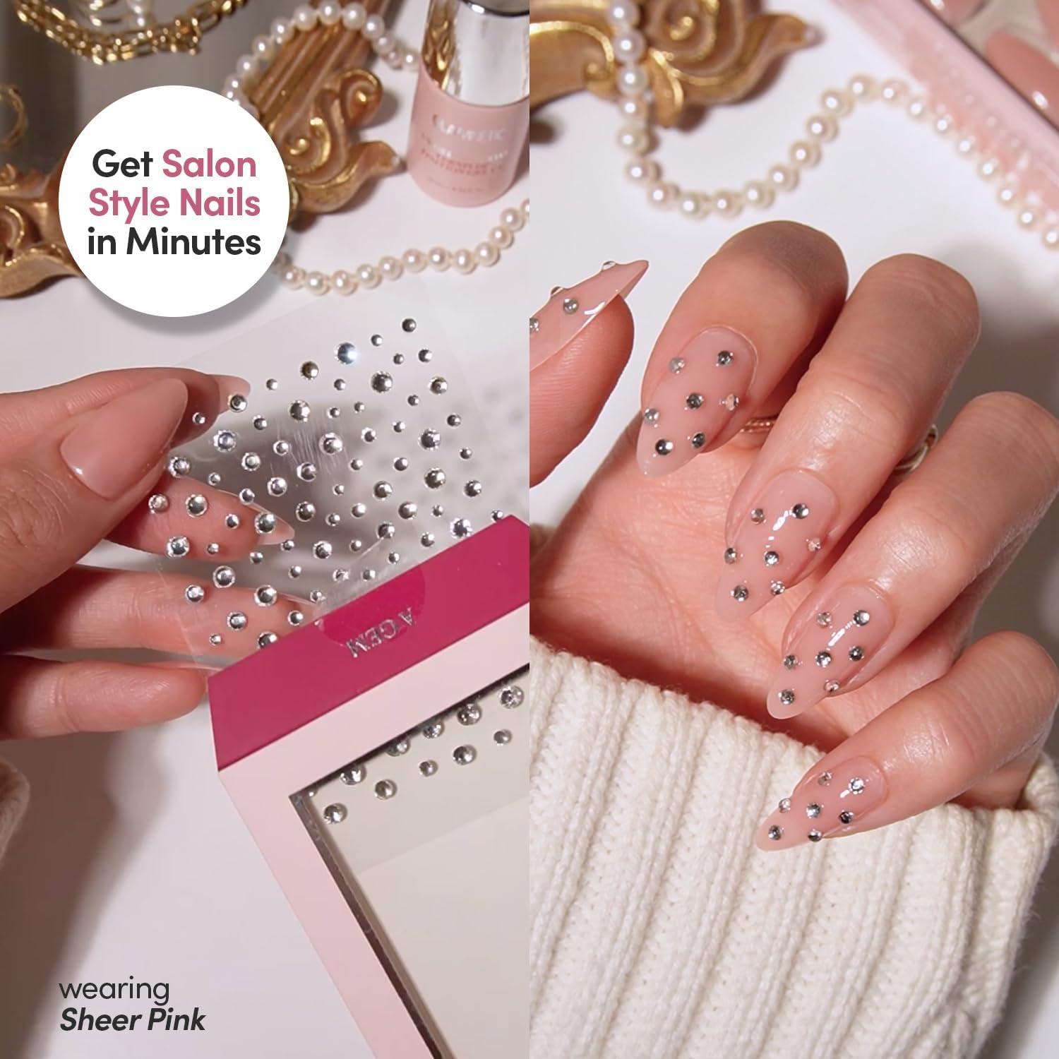 Calcomanías para Uñas Glamnetic - 120 Gemas 3D Personalizables