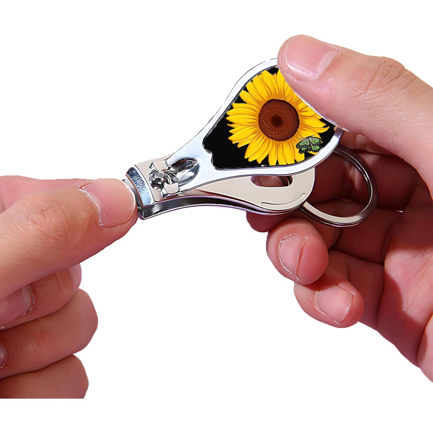 Cortauñas multifuncional de acero inoxidable Muemigai - 2 paquetes