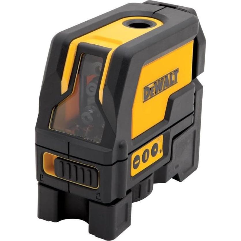 Nivel láser de línea cruzada DEWALT DW0822, 165 pies, Rojo