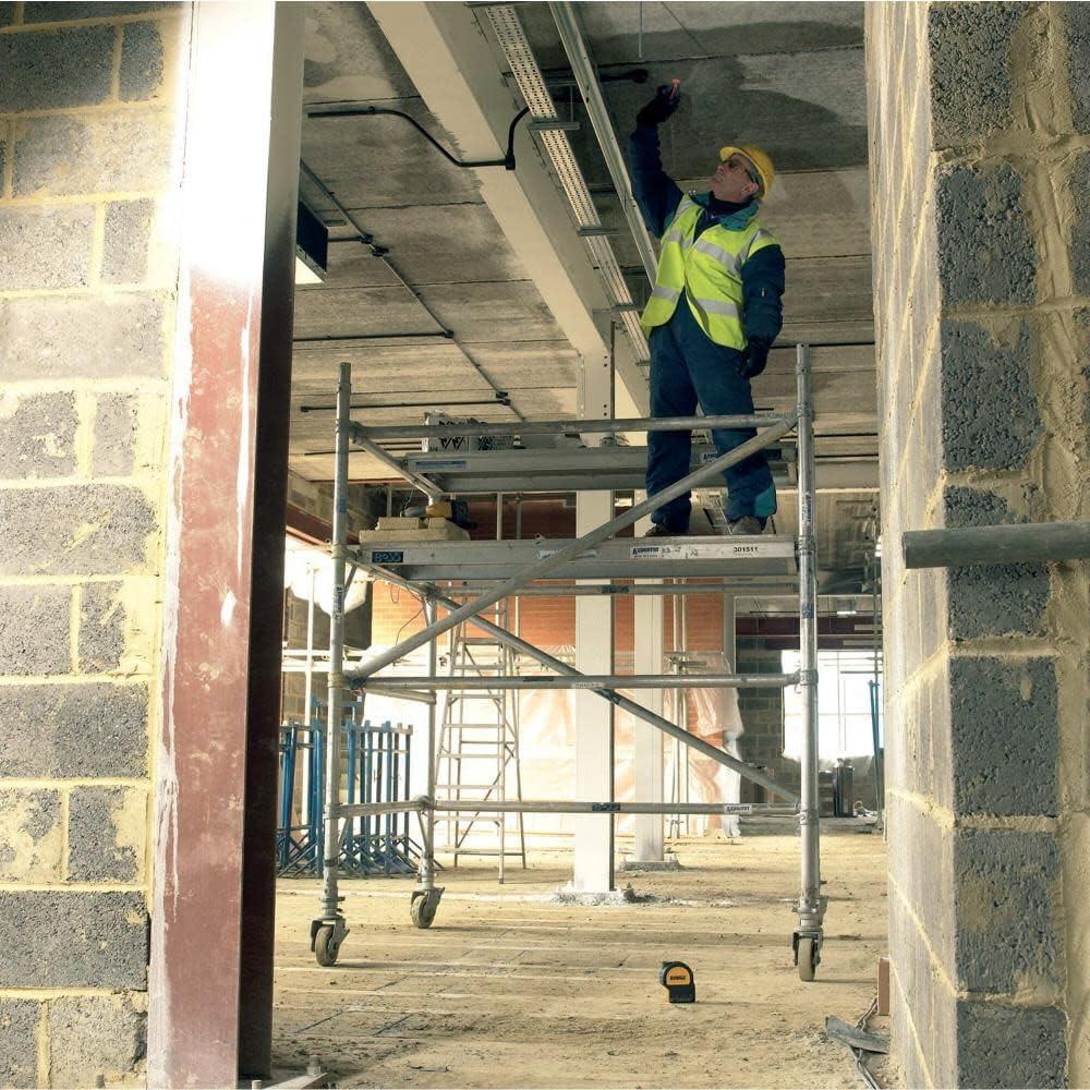 Nivel láser de línea cruzada DEWALT DW0822, 165 pies, Rojo