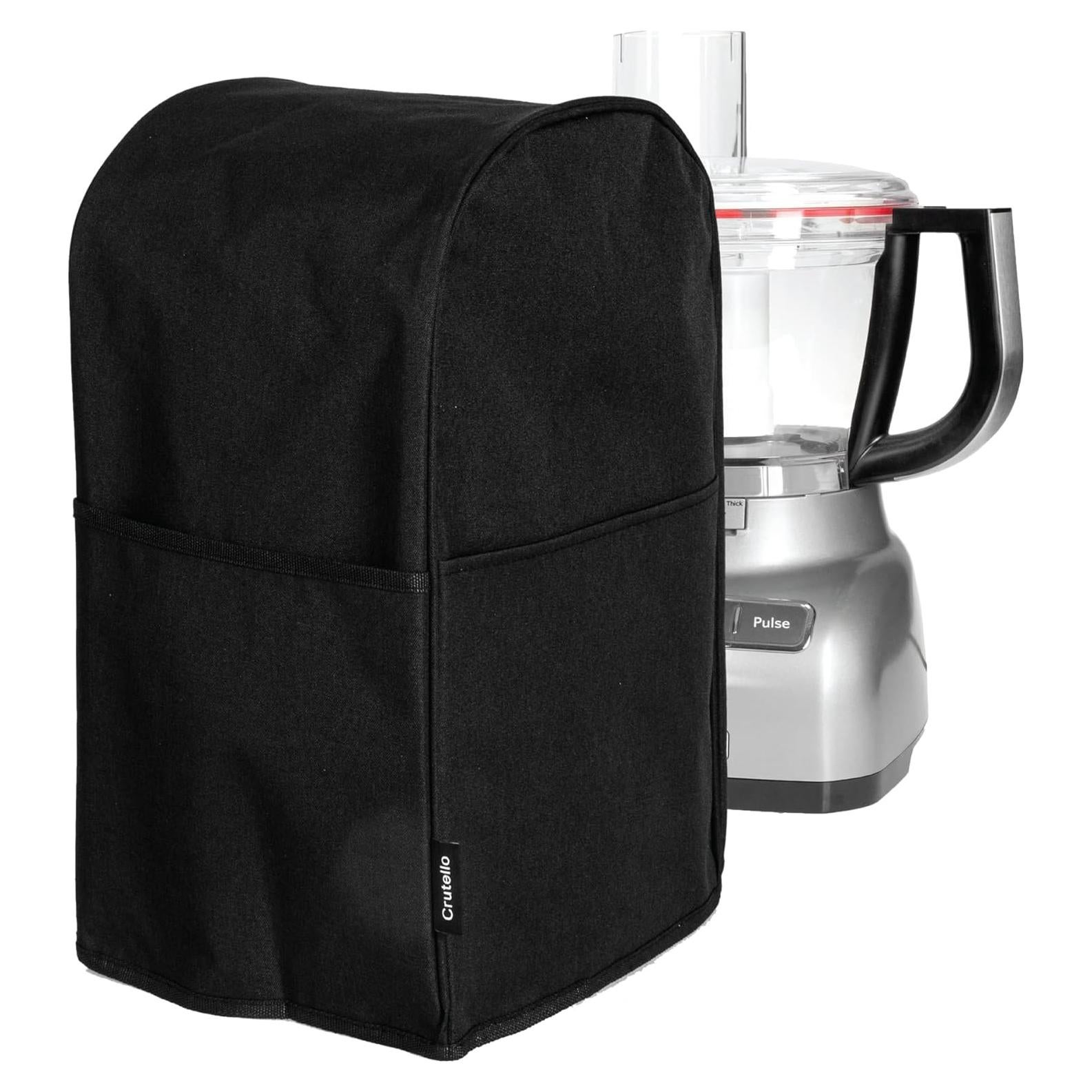 Cubierta para Procesador de Alimentos Crutello Negra 11-14 Tazas
