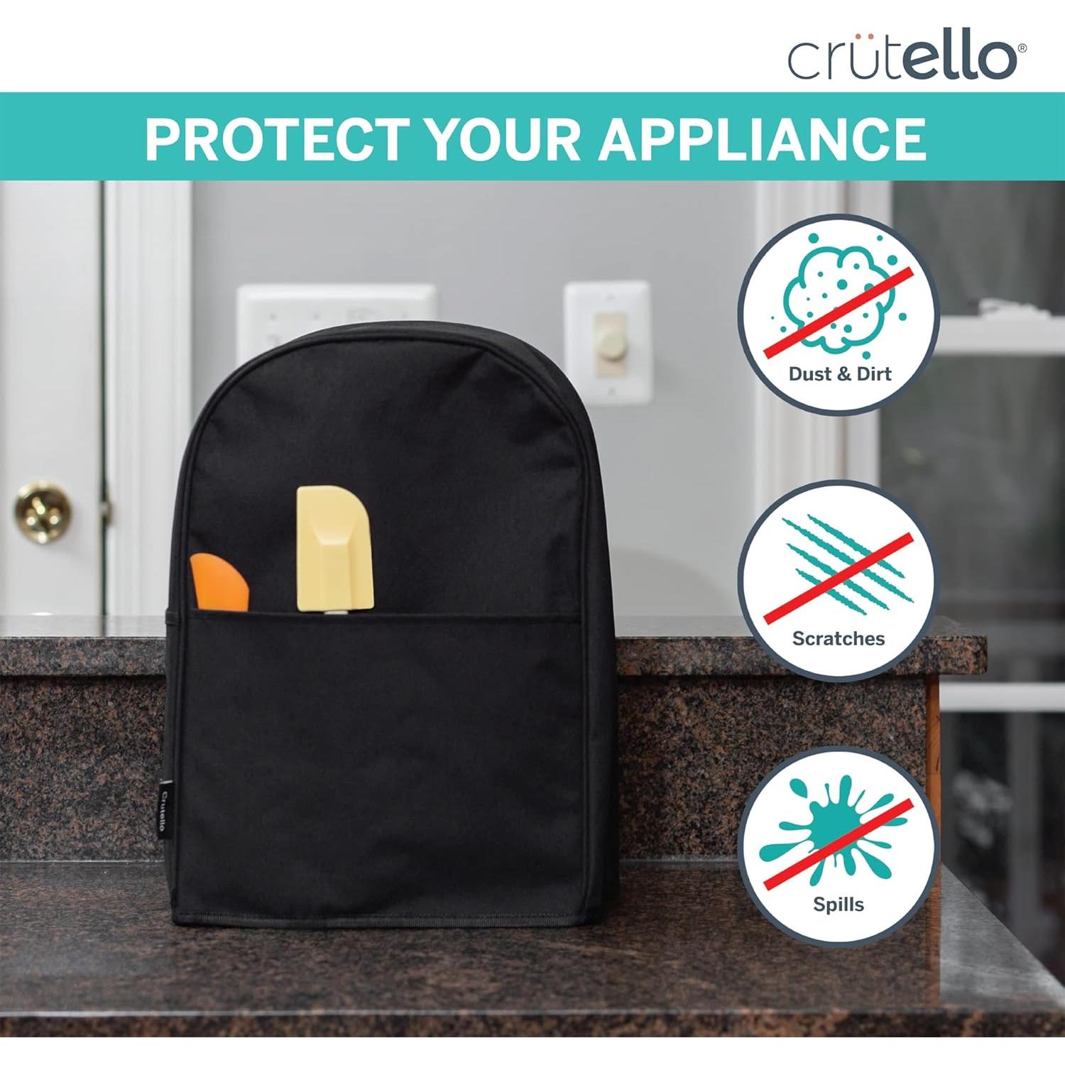 Cubierta para Procesador de Alimentos Crutello Negra 11-14 Tazas