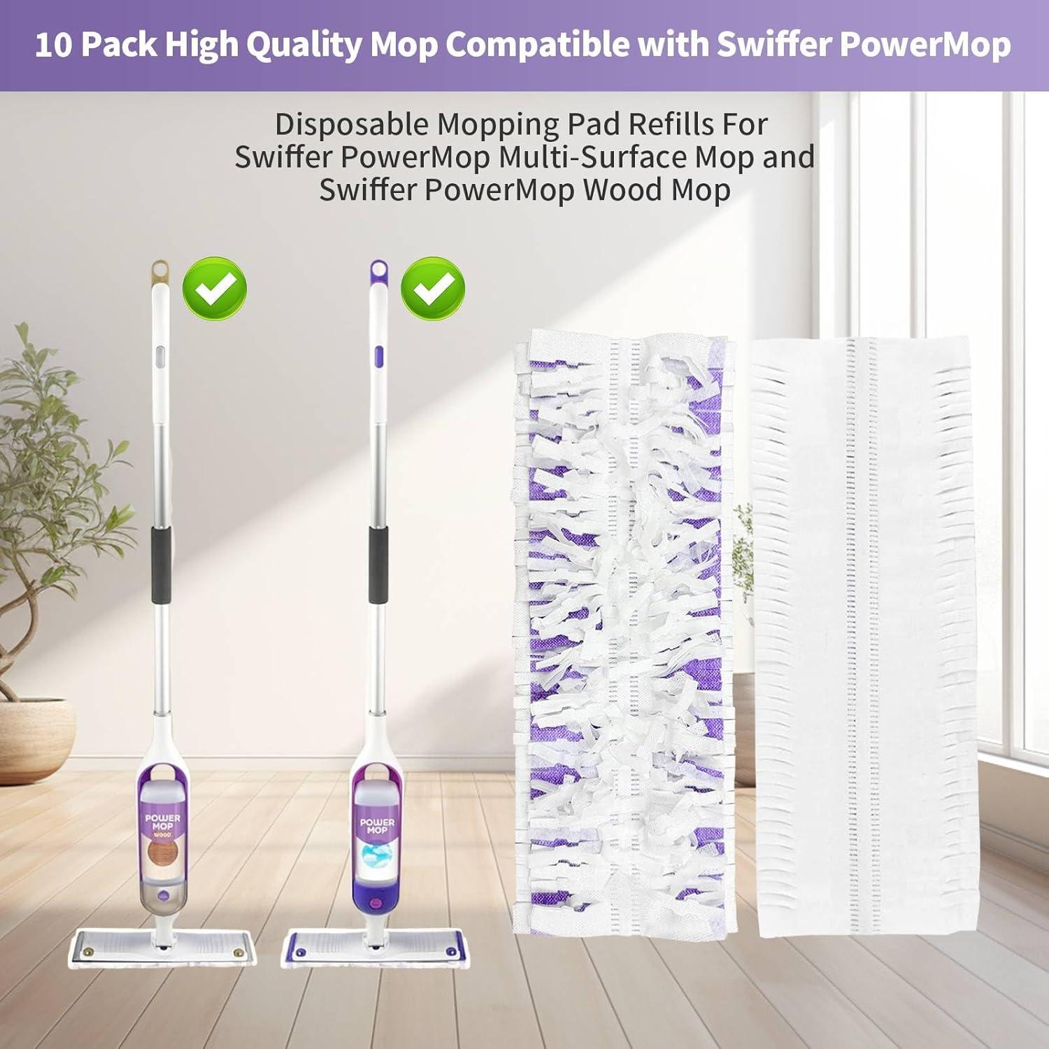 Paquete de 10 Almohadillas Desechables Swiffer PowerMop 39.8x15.7cm