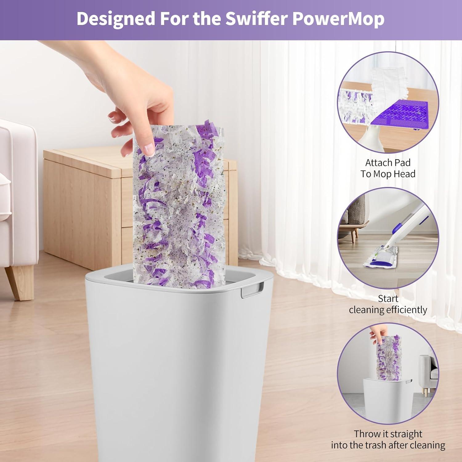 Paquete de 10 Almohadillas Desechables Swiffer PowerMop 39.8x15.7cm