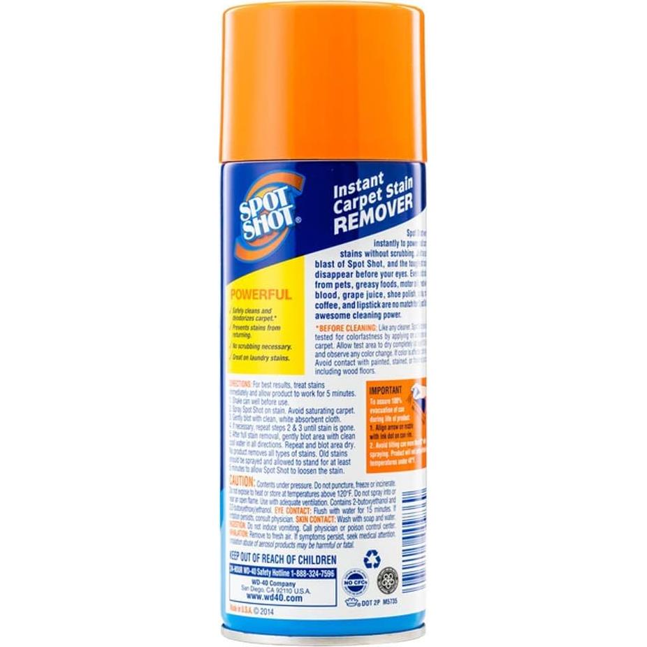 Removedor de Manchas de Alfombra Spot Shot 396g Instantáneo