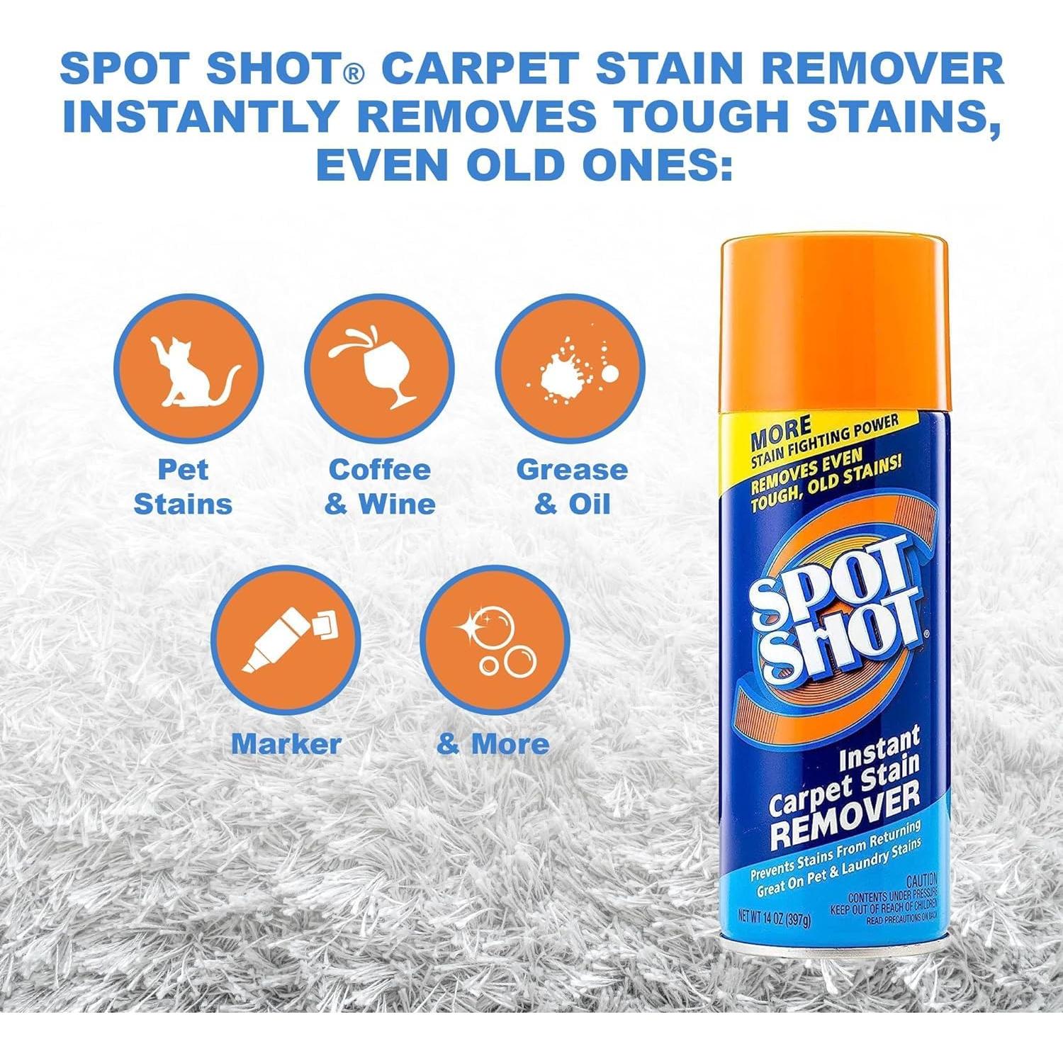 Removedor de Manchas de Alfombra Spot Shot 396g Instantáneo