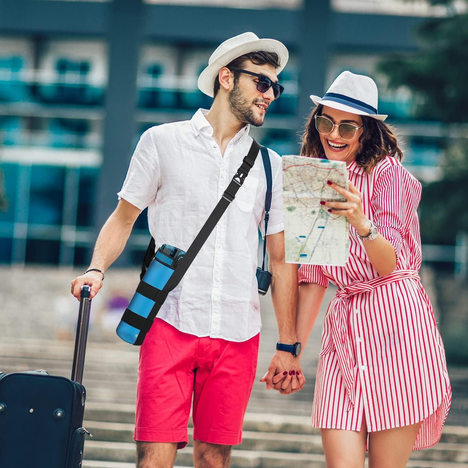 Soporte para Botella de Agua HEYSKAY con Correa Ajustable 64oz