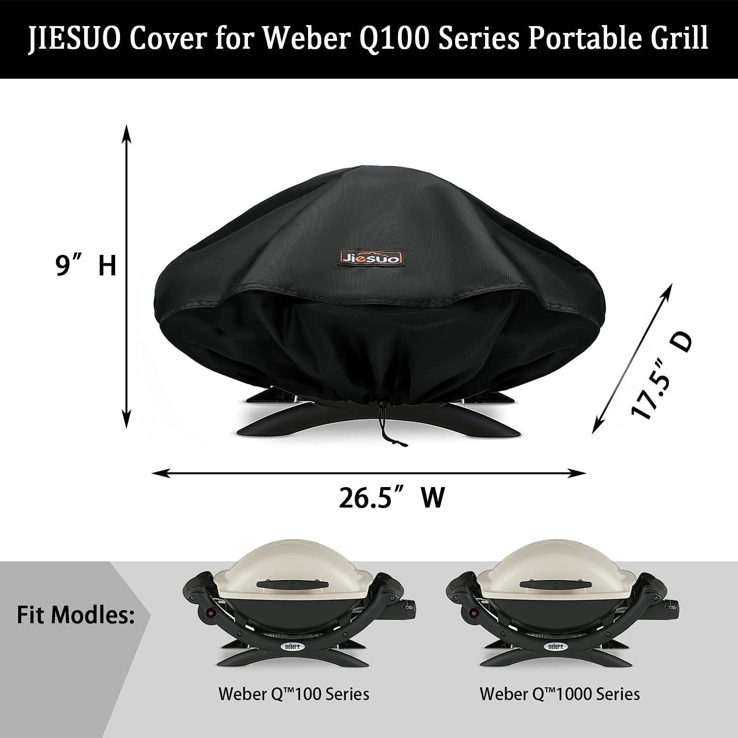 Cubierta para Parrilla JIESUO para Weber Q100/Q1200 - Impermeable