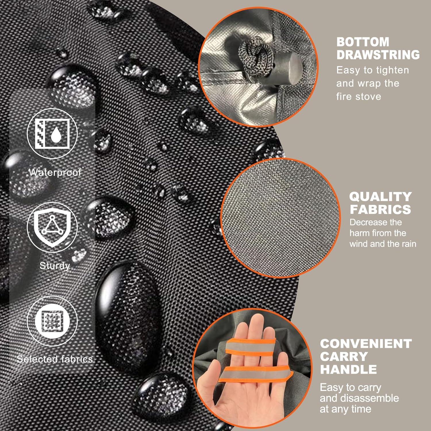 Cubierta para Fogata Solo Stove Ranger 45.72 cm 600D Impermeable