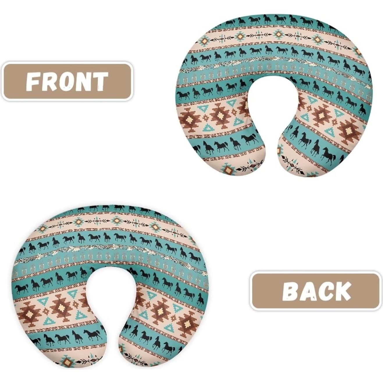 Funda de Almohada de Lactancia Tongluoye Caballo Boho Azteca