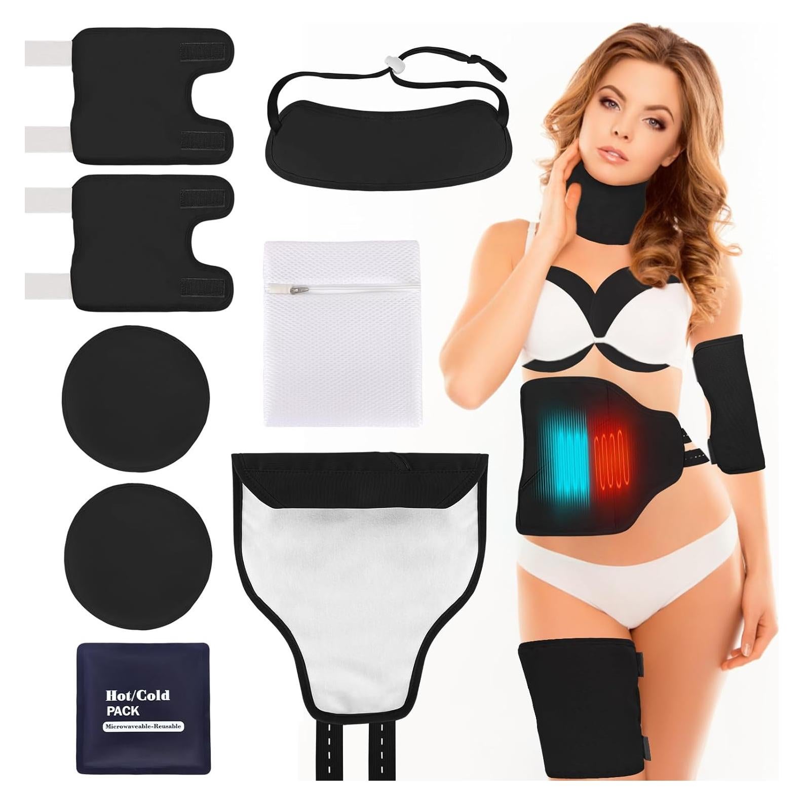 Kit de Aceite de Ricino Orgánico HUIJUTCHEN 8 Piezas Negro