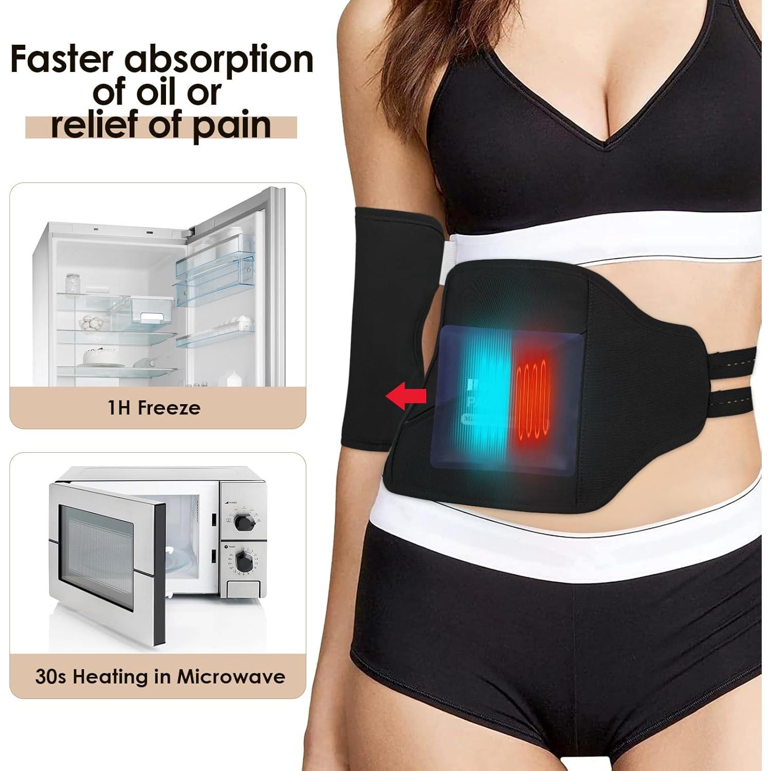 Kit de Aceite de Ricino Orgánico HUIJUTCHEN 8 Piezas Negro