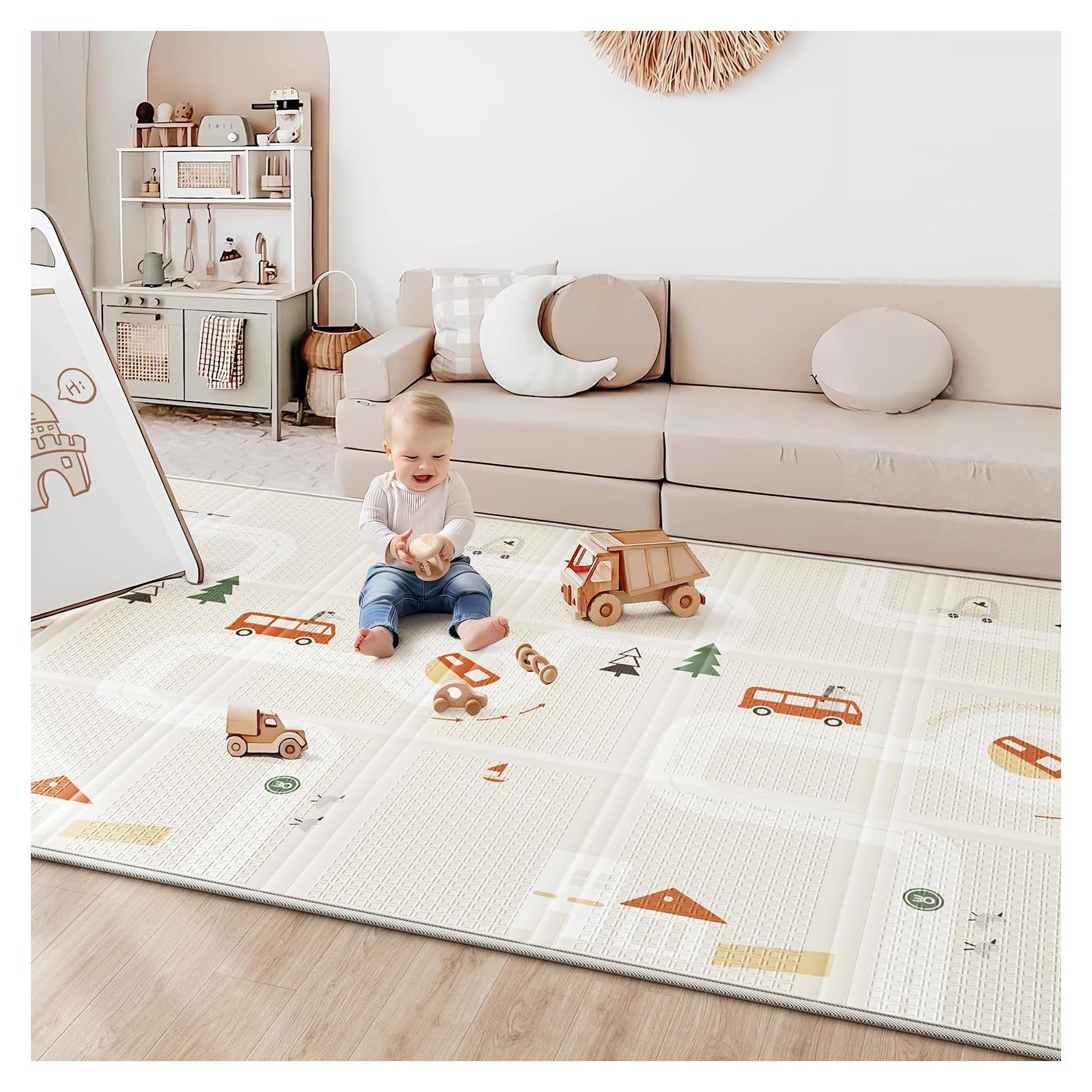 Alfombra de Juego Plegable BG-BABYGO 127x198cm Impermeable