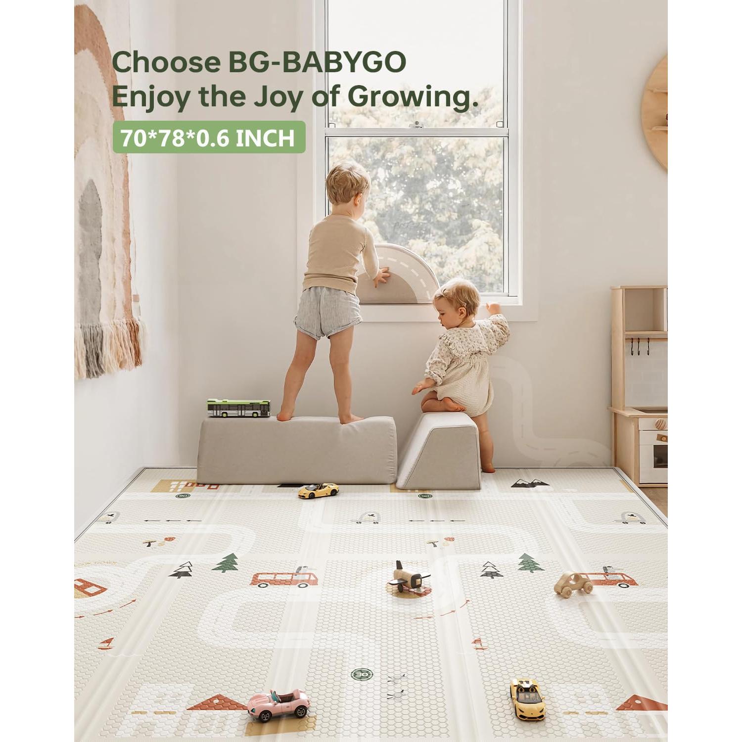 Alfombra de Juego Plegable BG-BABYGO 127x198cm Impermeable
