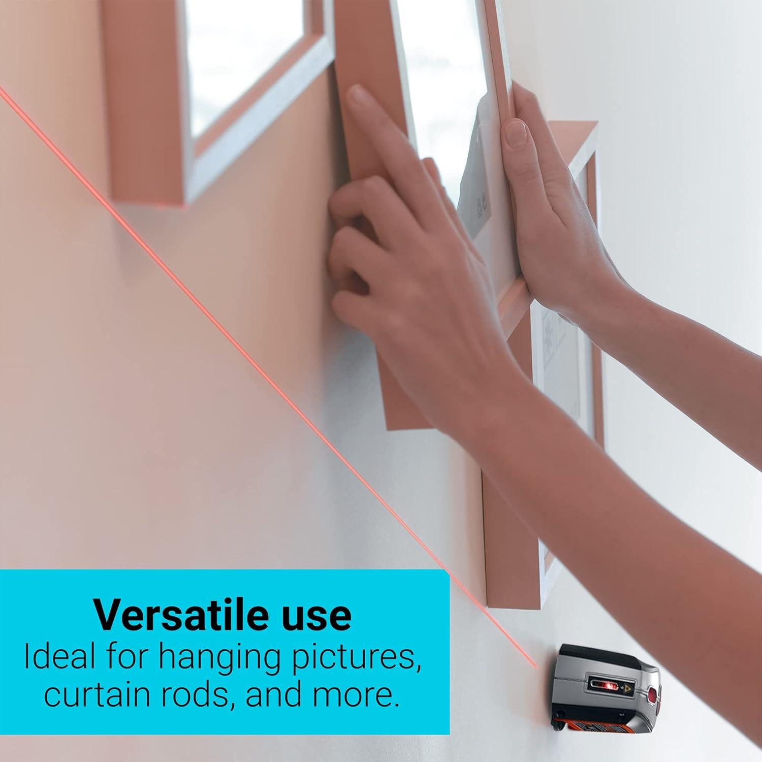 Nivel Láser Autonivelante BLACK+DECKER BDL220S con Adaptador