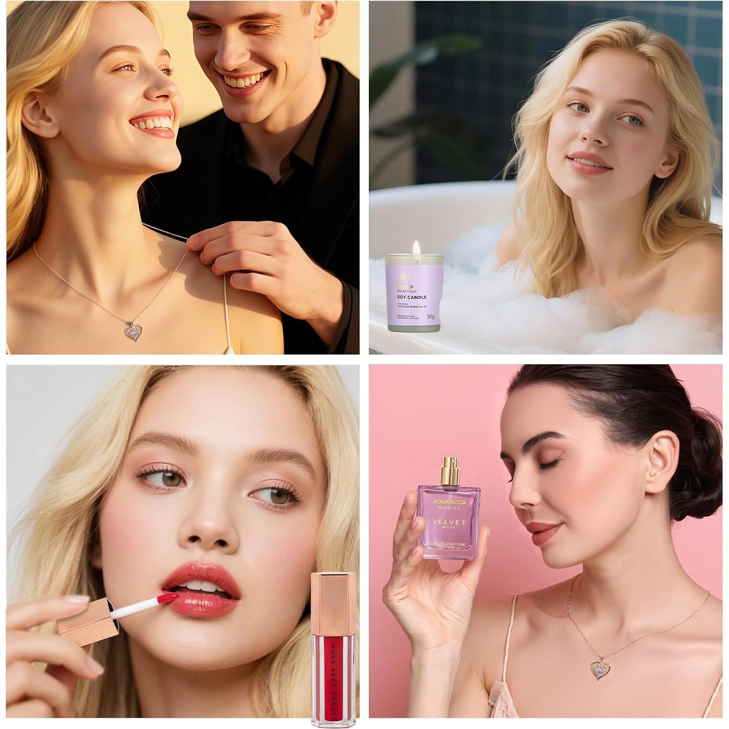 Set de Regalo Spa 33 Pcs Rosa Acca - Cuidado Facial y Corporal