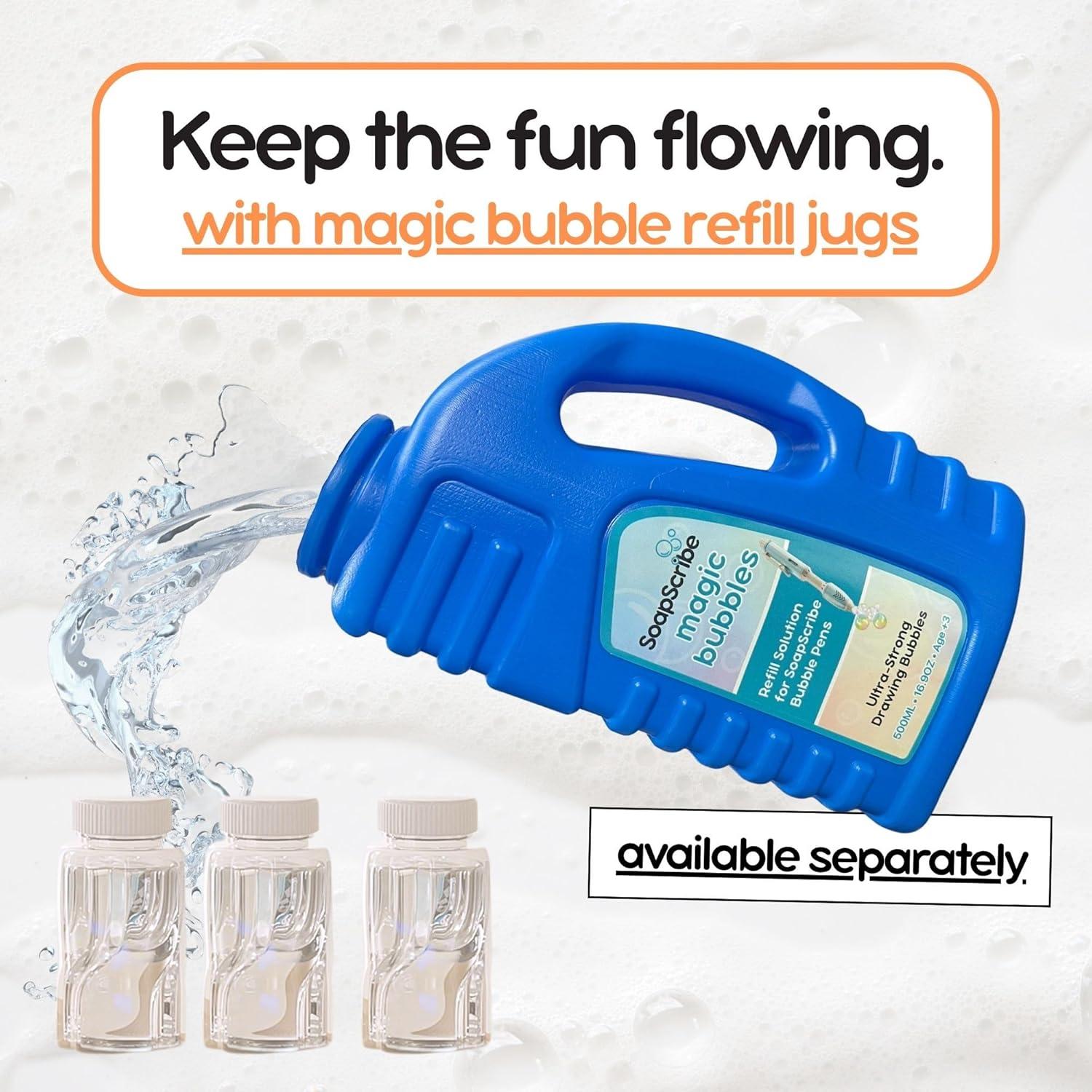 Bolígrafo Mágico de Burbujas SoapScribe - Juguete Creativo Azul