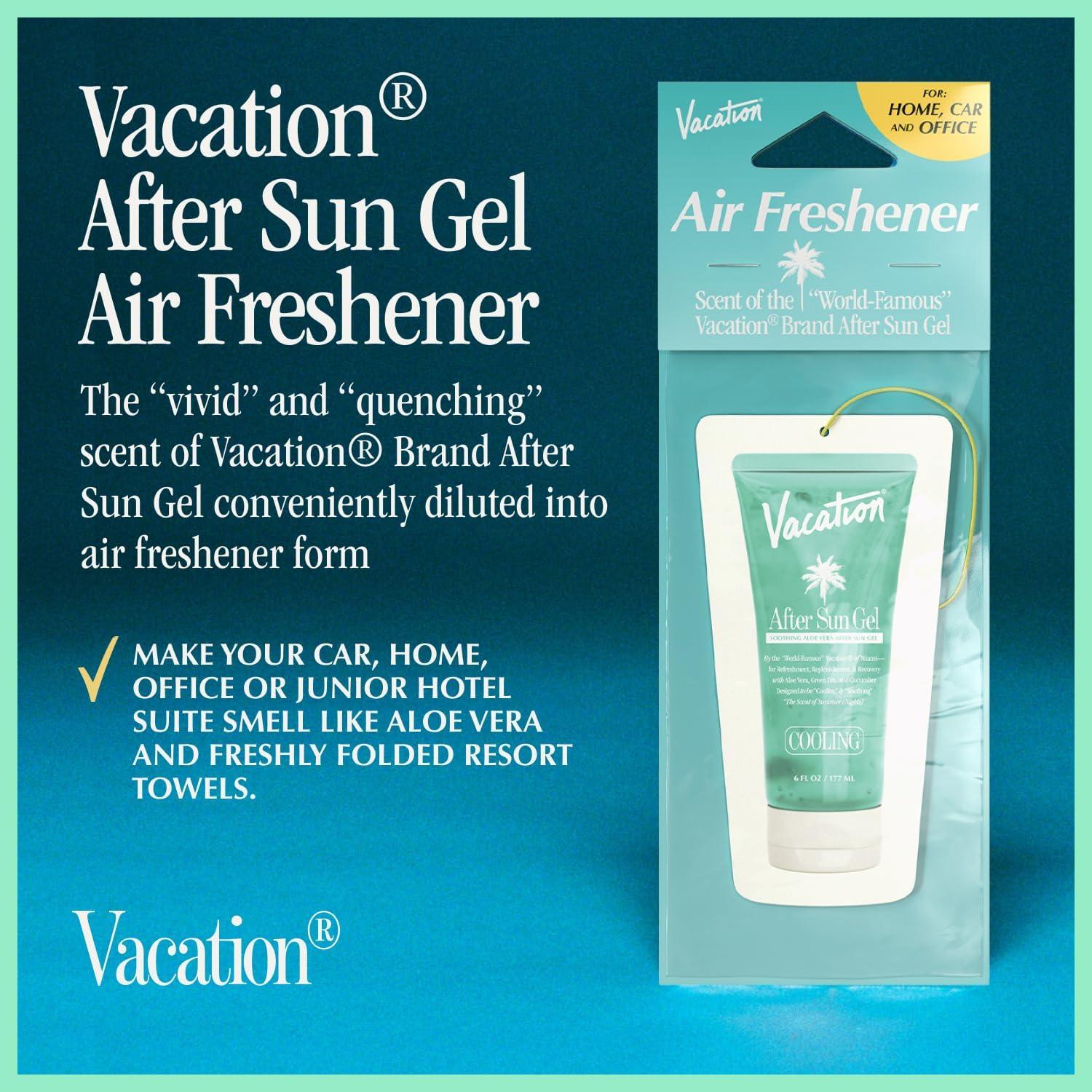Ambientador Colgante Gel Después del Sol Vacaciones - 3 Piezas