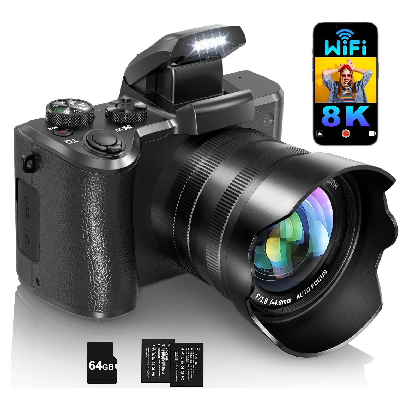 Cámara Digital 8K IGXHAVIZ DC226 Autofocus 88MP WiFi