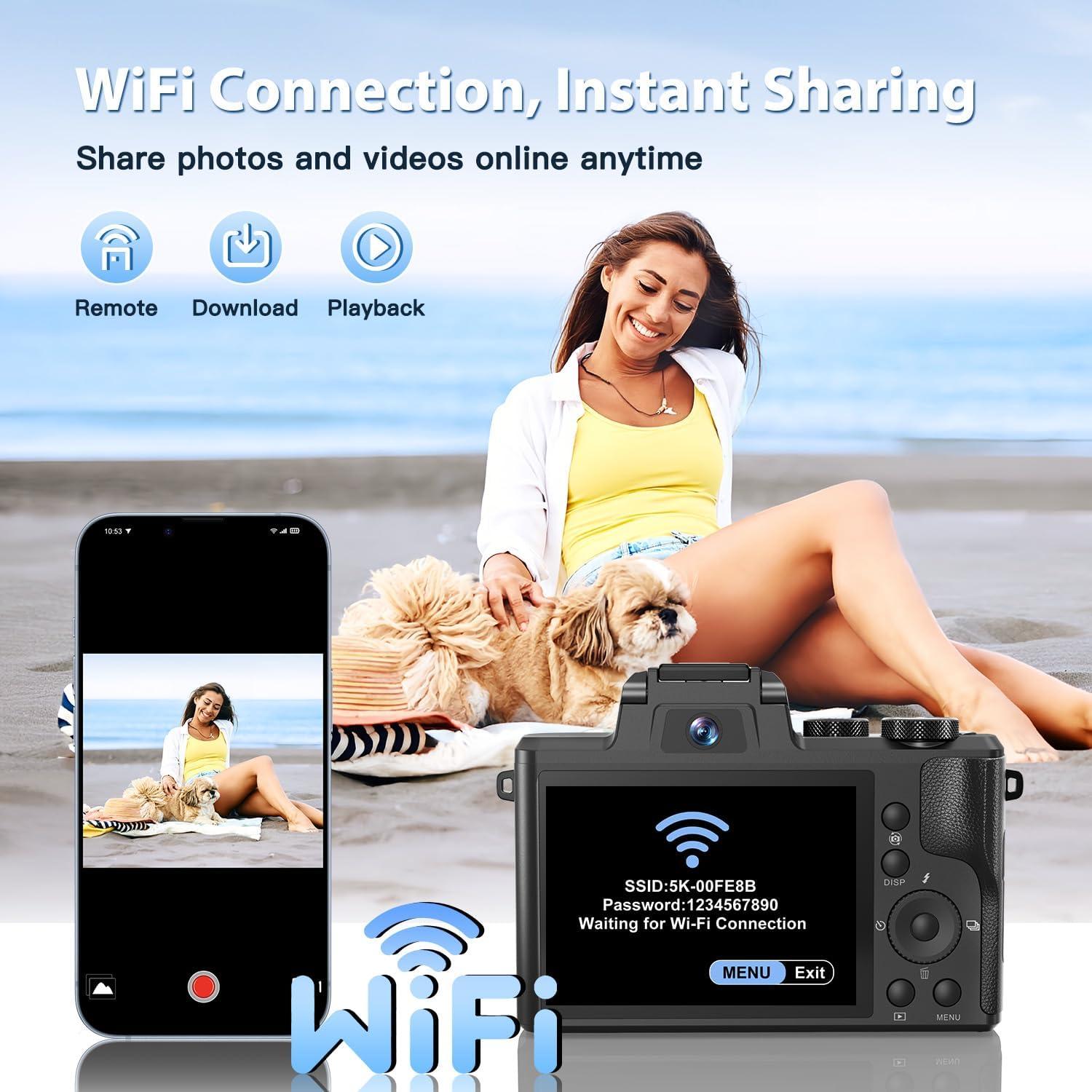 Cámara Digital 8K IGXHAVIZ DC226 Autofocus 88MP WiFi