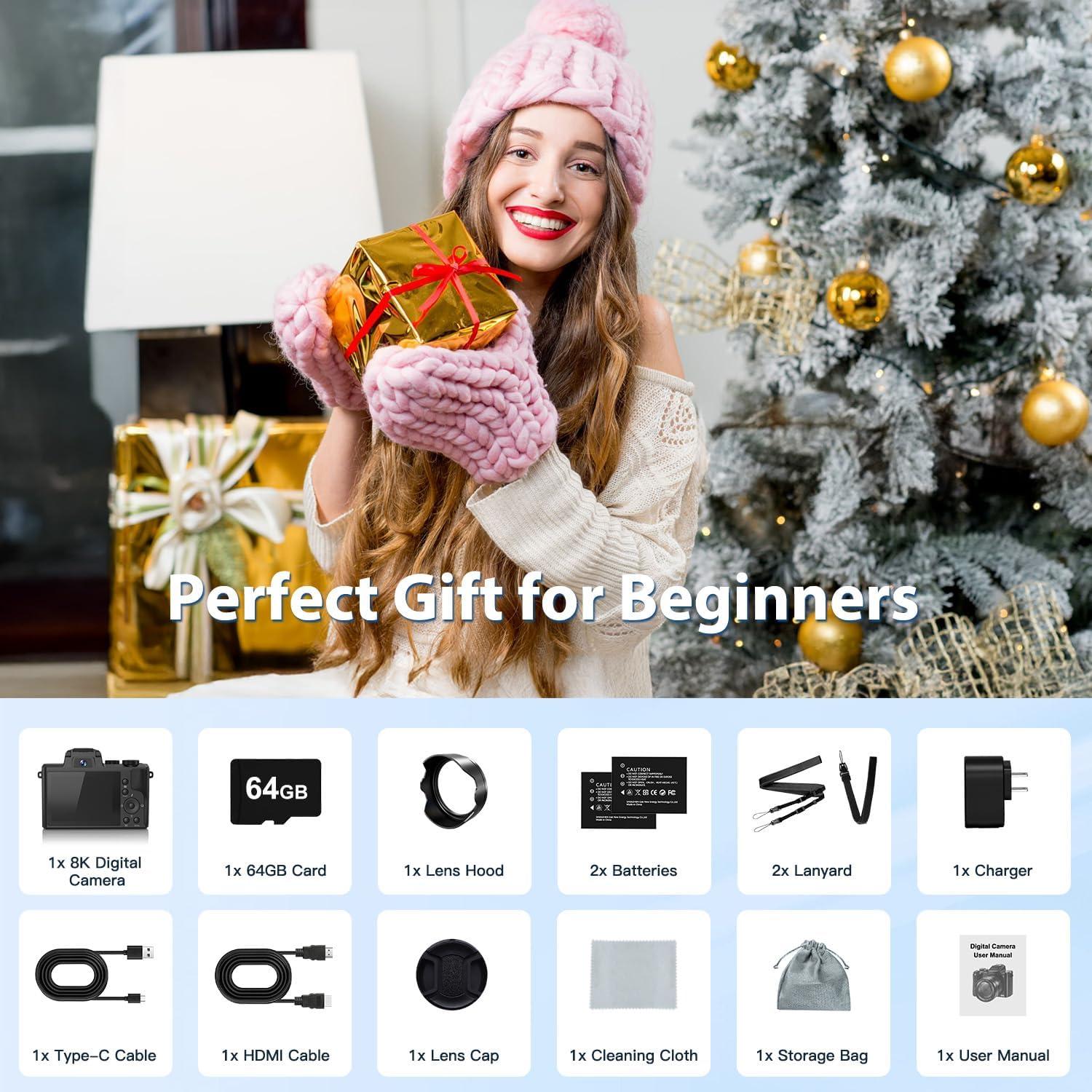 Cámara Digital 8K IGXHAVIZ DC226 Autofocus 88MP WiFi