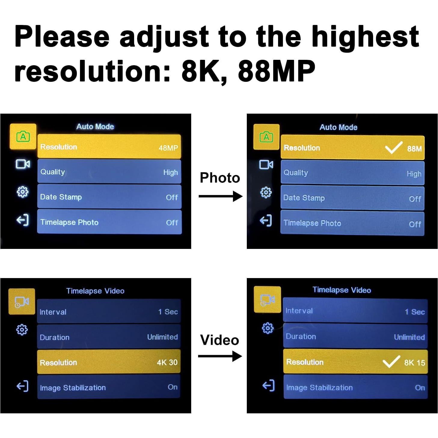 Cámara Digital 8K IGXHAVIZ DC226 Autofocus 88MP WiFi