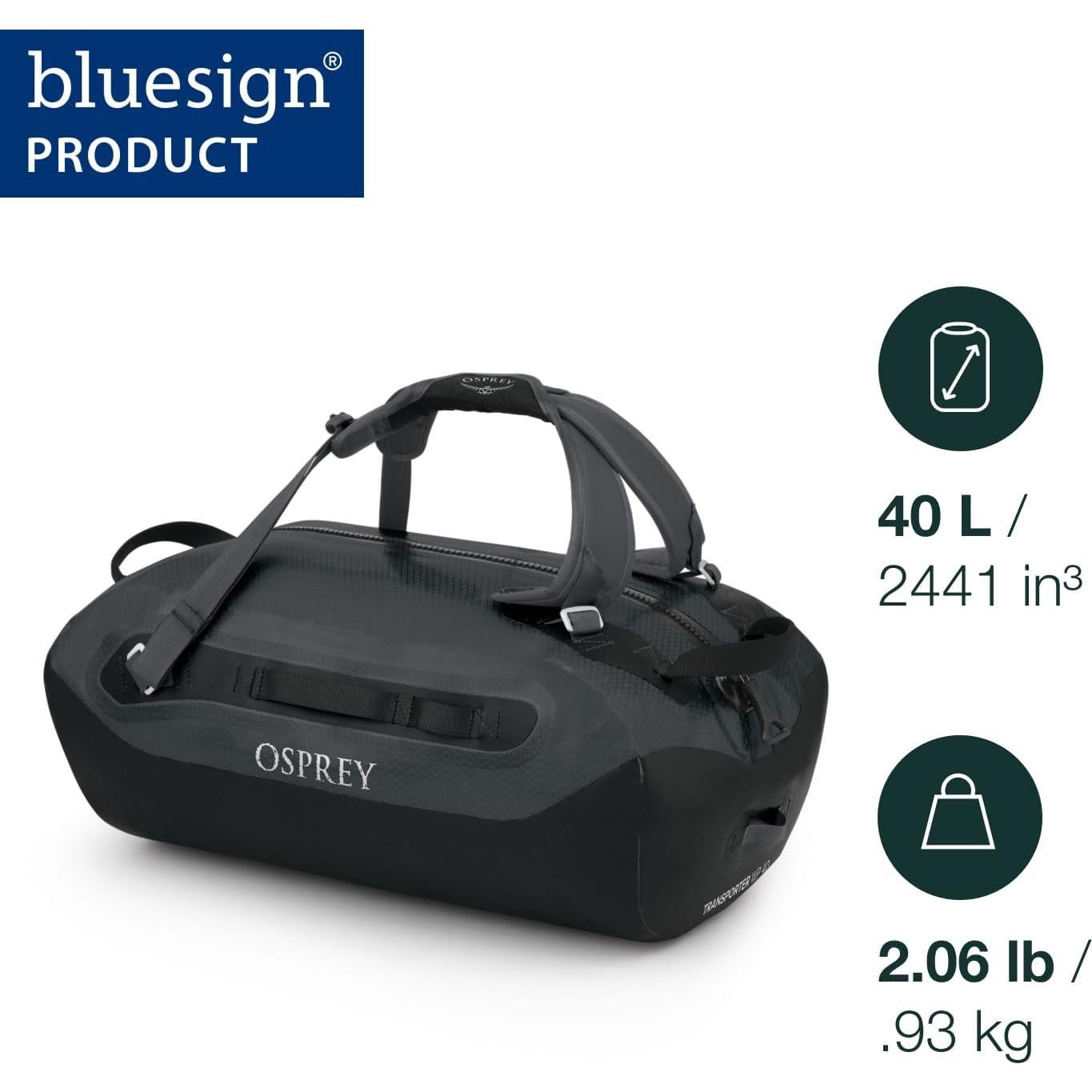 Bolsa de Duffel Impermeable Osprey Transporter 40L Naranja