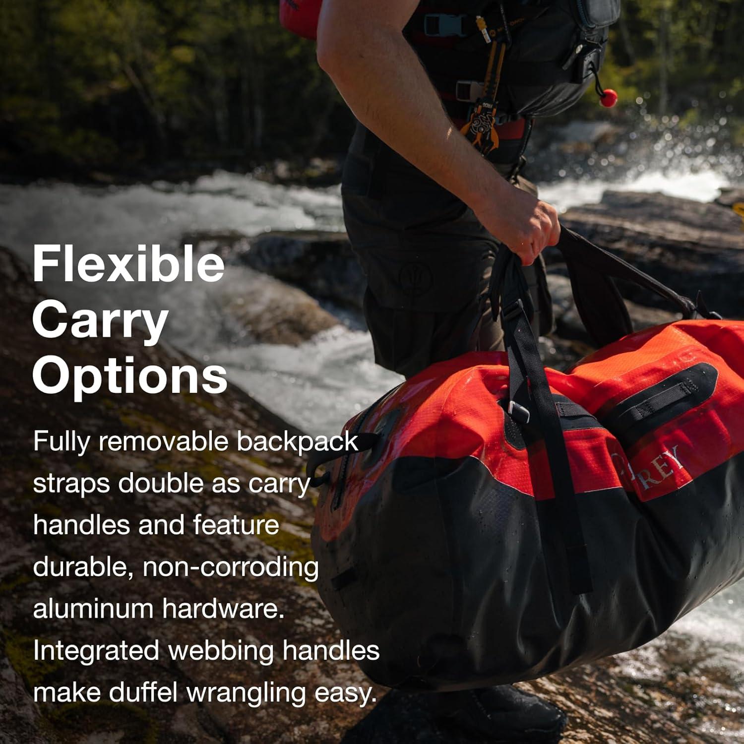 Bolsa de Duffel Impermeable Osprey Transporter 40L Naranja