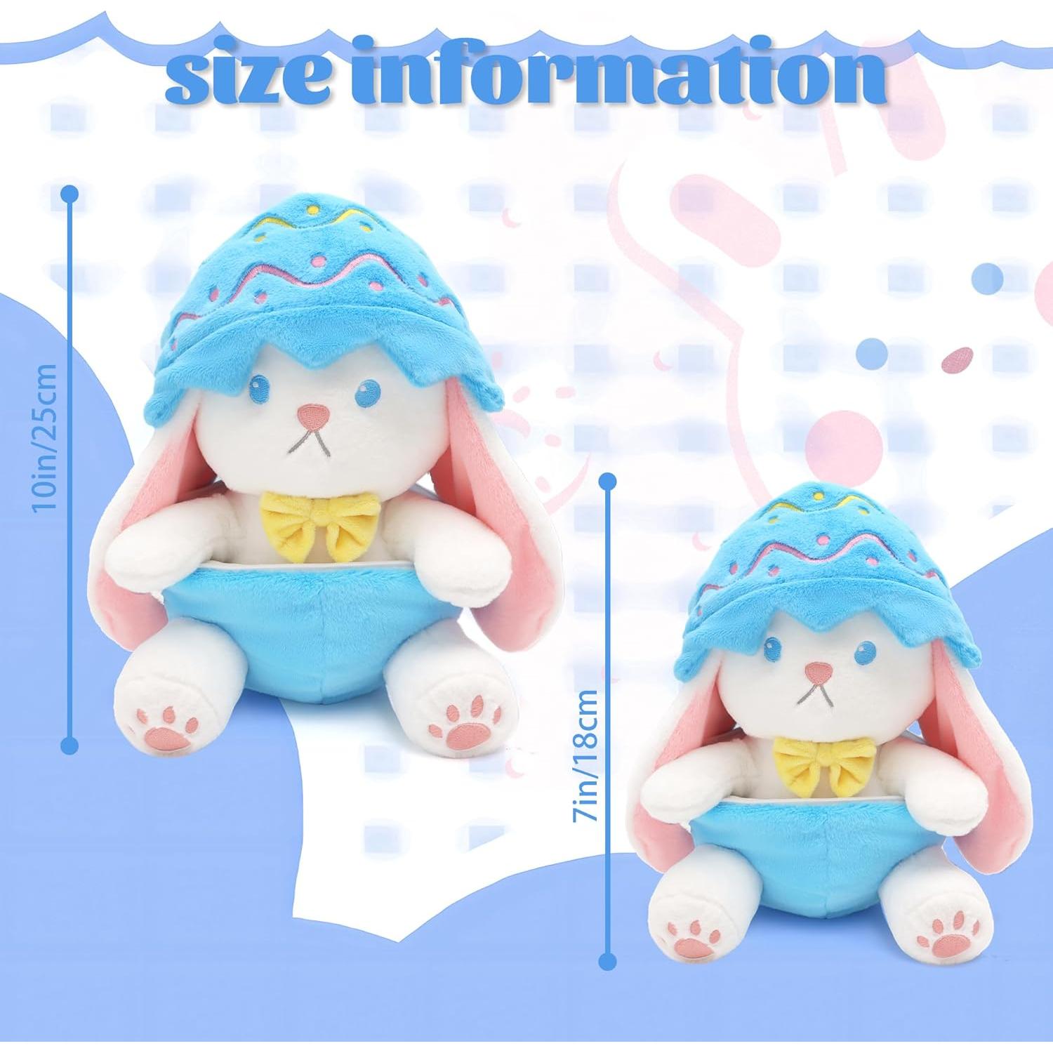 Conejo de Pascua de Peluche IUTOYYE 17.95 cm Azul