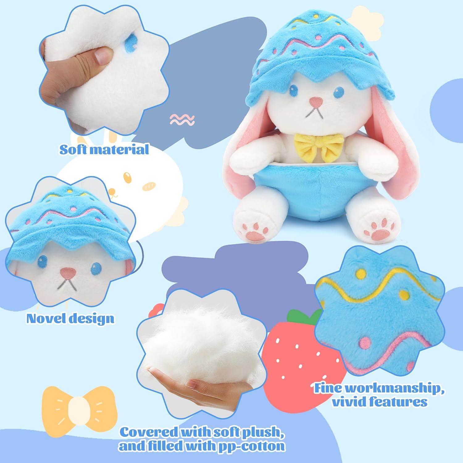 Conejo de Pascua de Peluche IUTOYYE 17.95 cm Azul