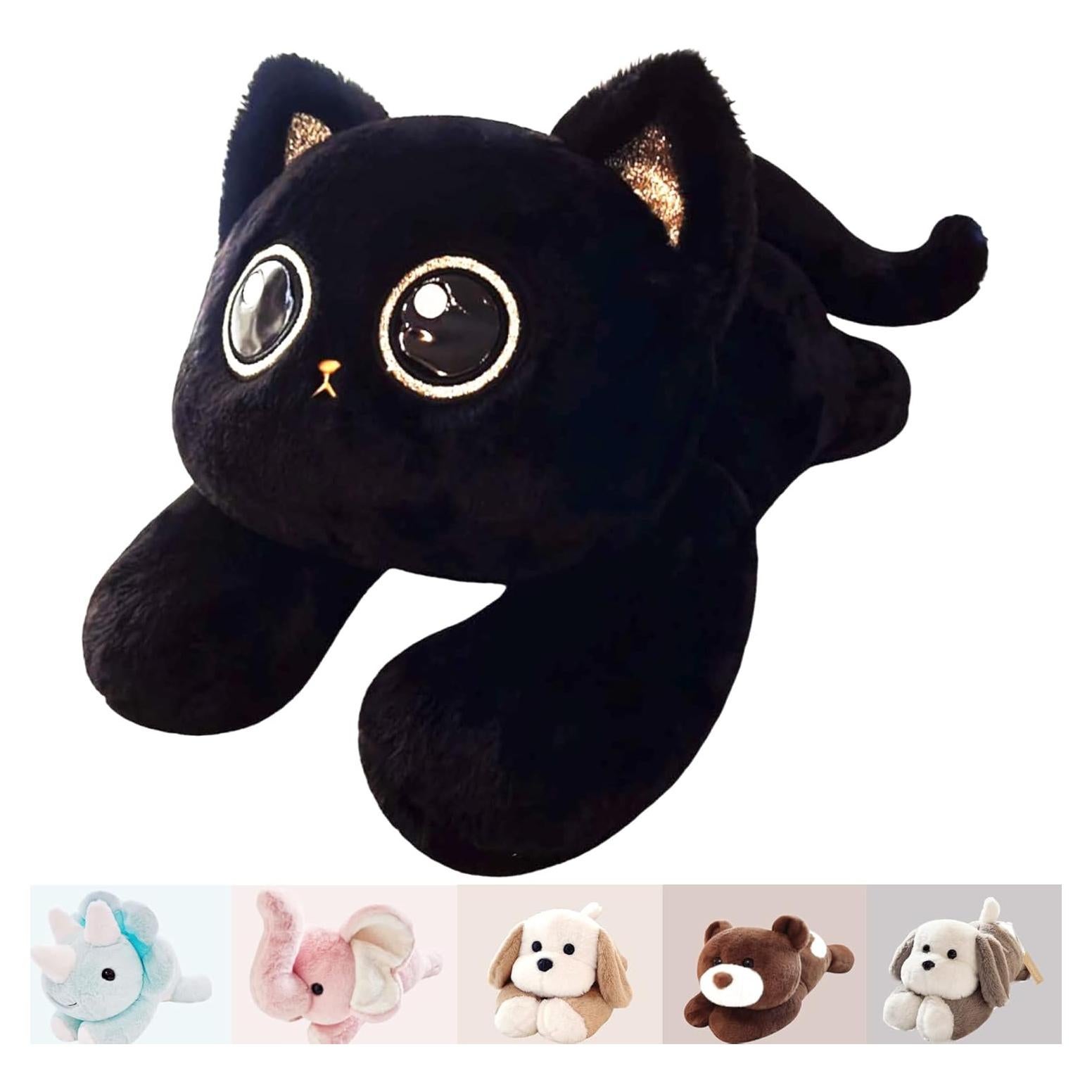 Peluche Calentable Uoozii Gato Negro 50 cm 1.74 kg