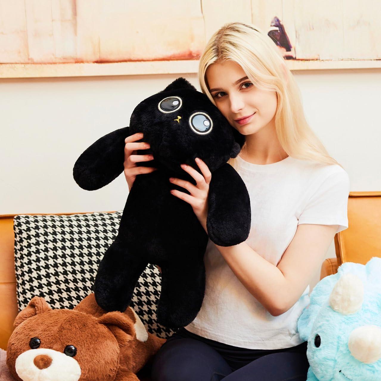 Peluche Calentable Uoozii Gato Negro 50 cm 1.74 kg