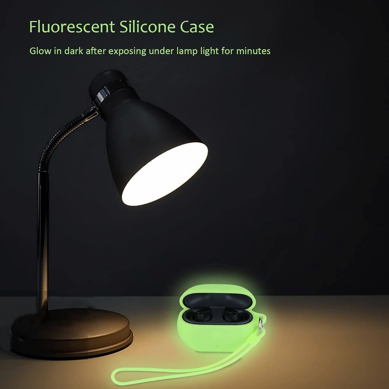 Funda de Silicona LEFXMOPHY para Beats Studio Buds 2021 Verde