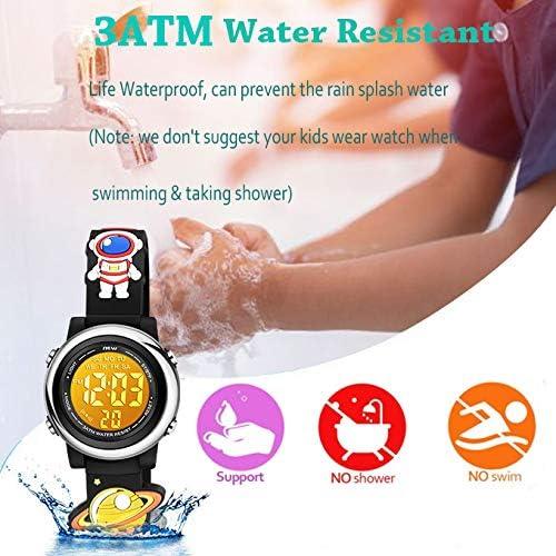 Reloj Digital Venhoo para Niños 3D Cartoon Impermeable