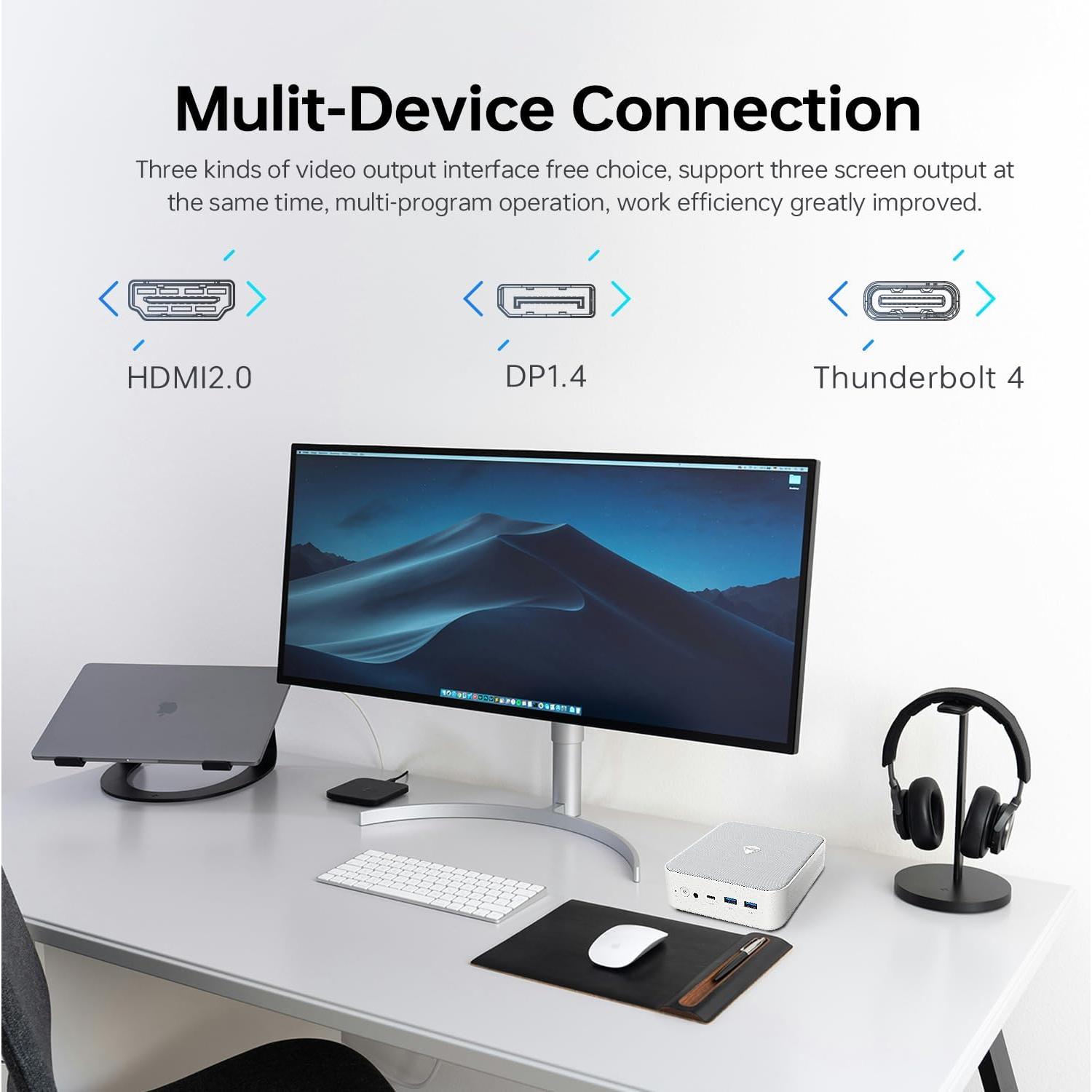 Mini PC Machenike Core i7-13620H 32GB RAM 1TB SSD 4K