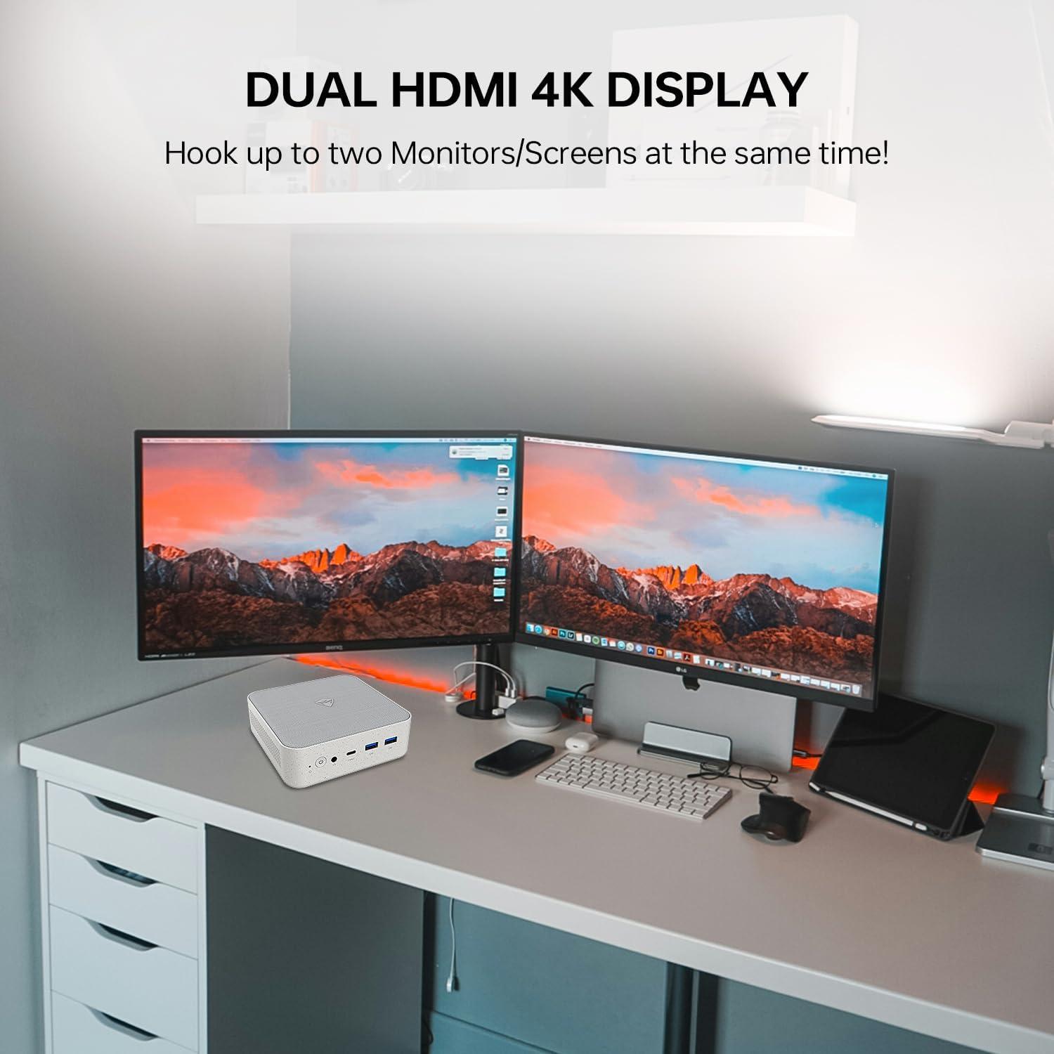 Mini PC Machenike Core i7-13620H 32GB RAM 1TB SSD 4K