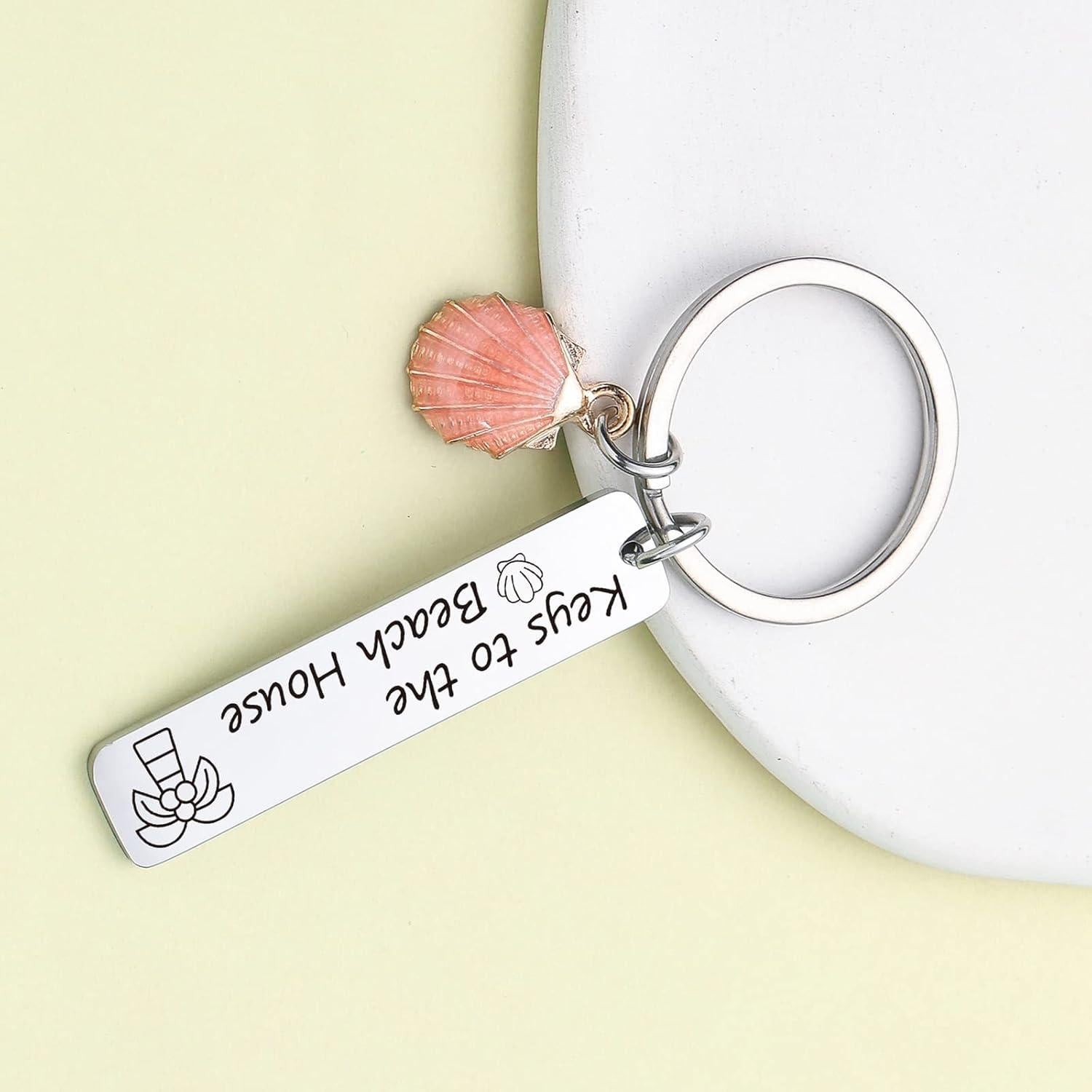 Llavero de Playa ZNOSVEI de Coco - Regalo Ideal para Amigas