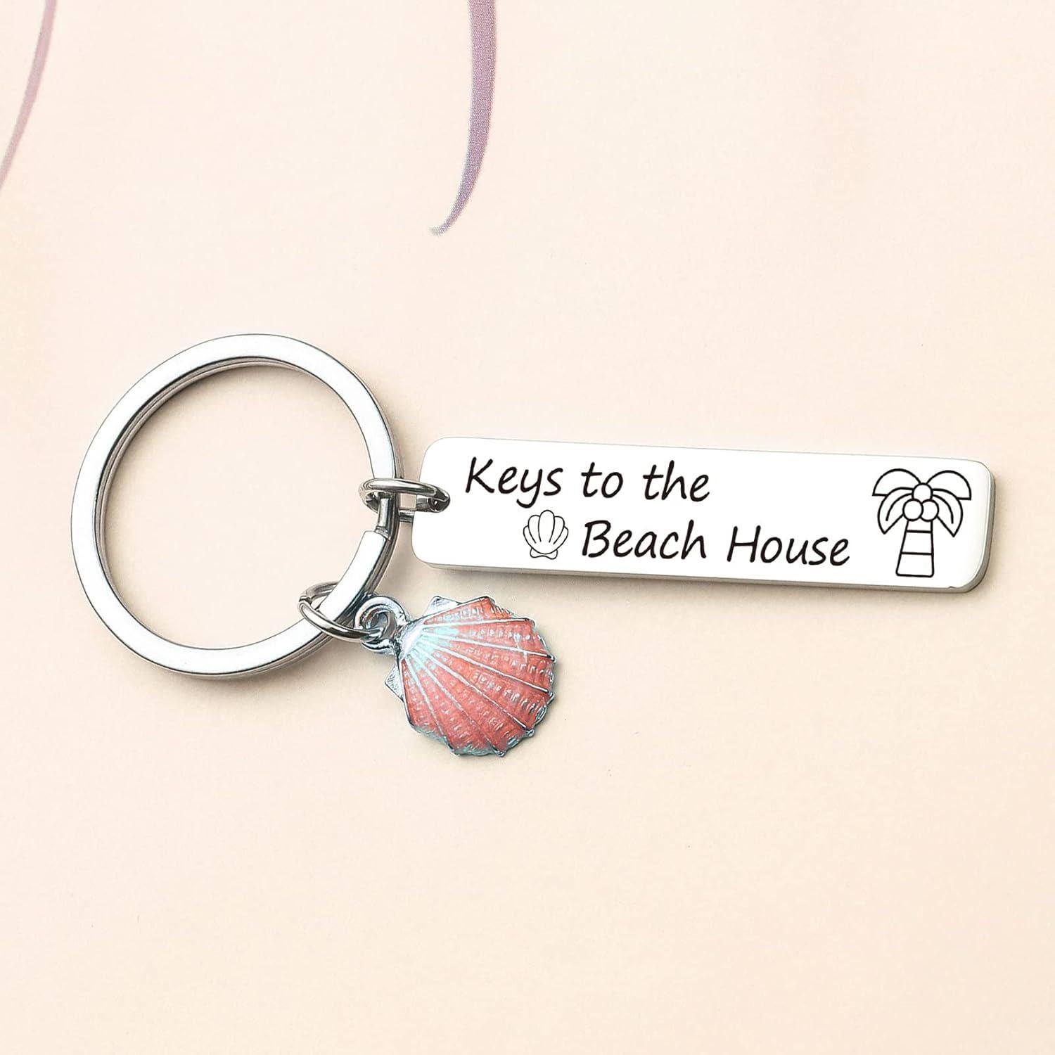 Llavero de Playa ZNOSVEI de Coco - Regalo Ideal para Amigas