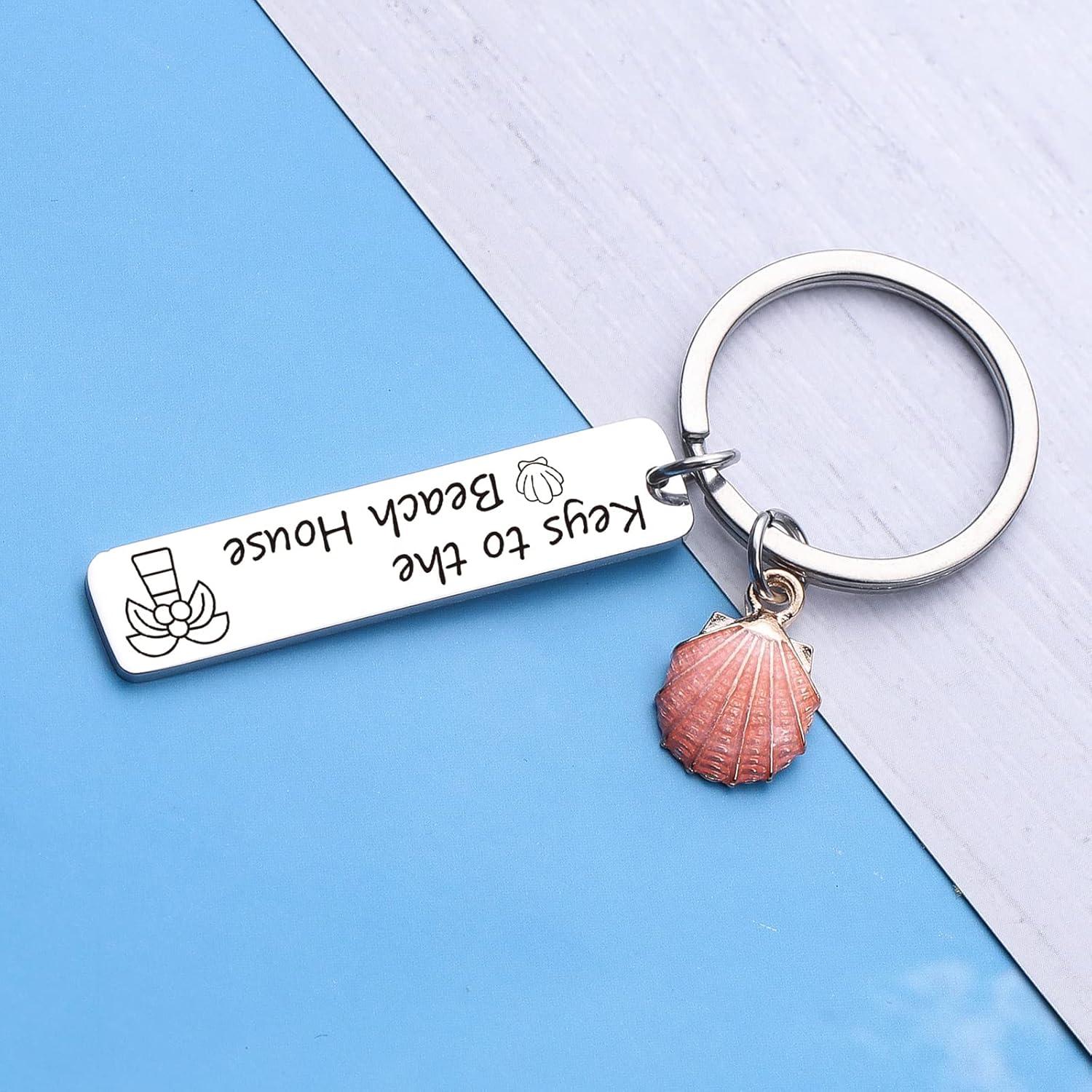 Llavero de Playa ZNOSVEI de Coco - Regalo Ideal para Amigas