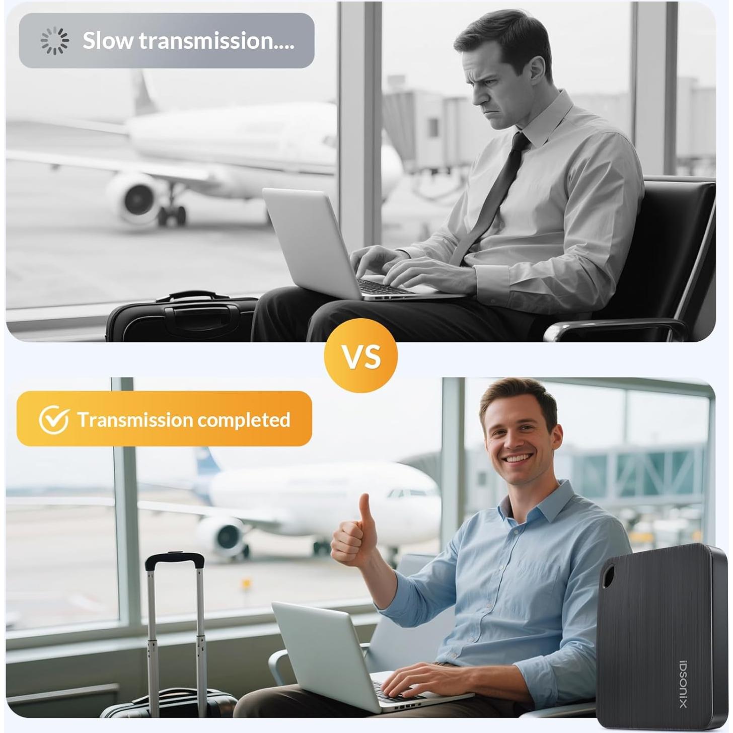 SSD Externo iDsonix 256GB USB 3.2 Alta Velocidad 466MB/s