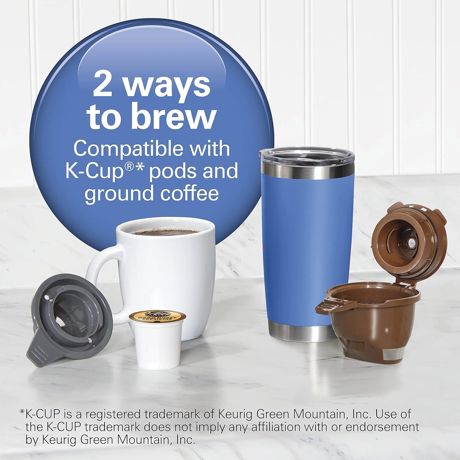 Cafetera Hamilton Beach FlexBrew 1 Taza 1.5L Automática Negra