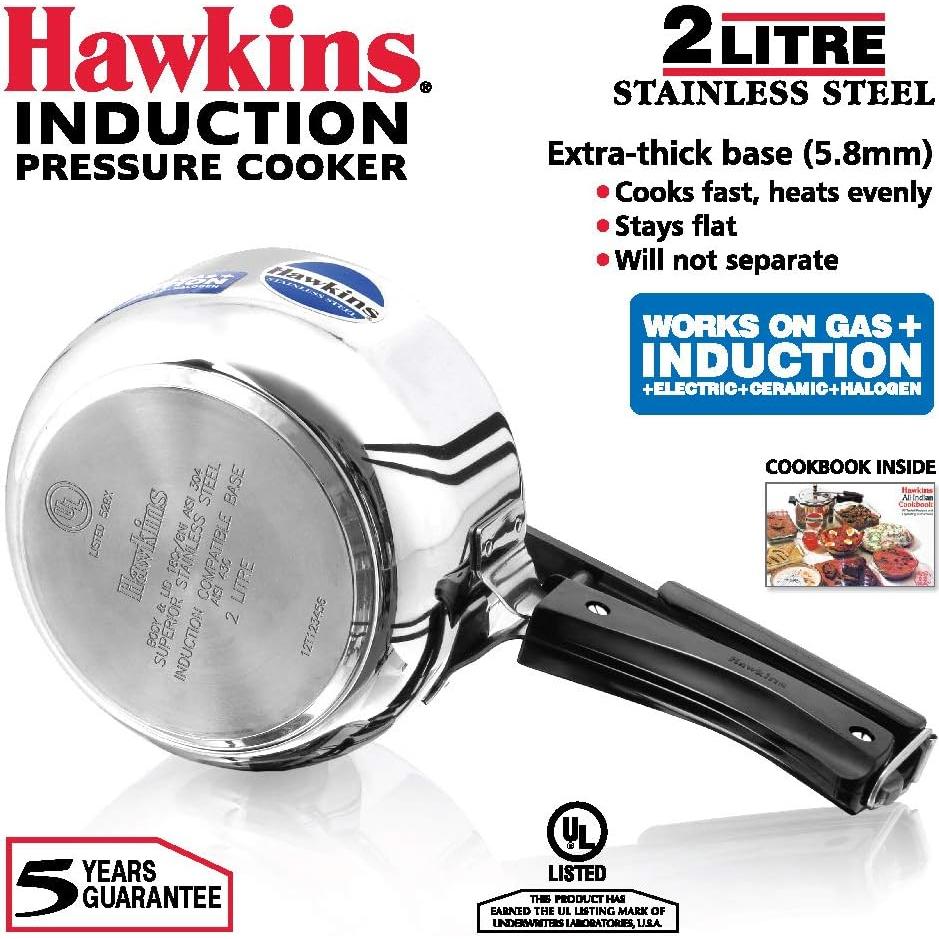 Olla a presión Hawkins B25 2 litros acero inoxidable