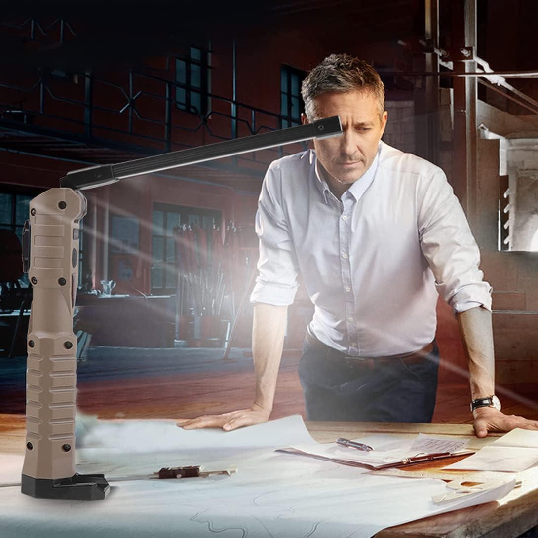 Luz de trabajo LED LUXJUMPER 2000 lúmenes 7 modos recargable