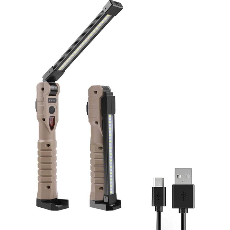 Luz de trabajo LED LUXJUMPER 2000 lúmenes 7 modos recargable